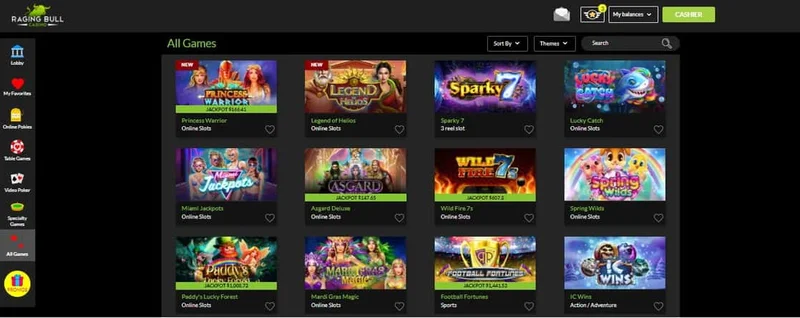 Secure Payment Methods at Raging Bull Casino